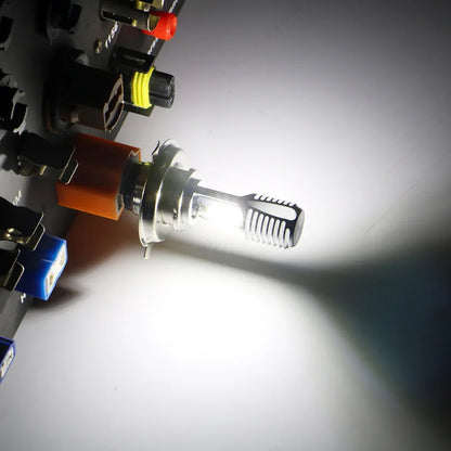 36W 1600LM 6000K H4 P15D BA20D Motorcycle LED Headlight