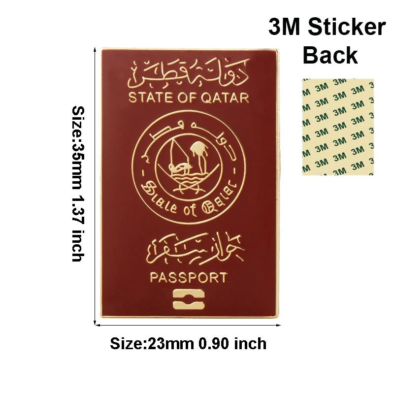 Stylish Saudi Arabia Themed Metal Pin Brooches for Mobile Phones
