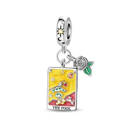 925 Sterling Silver Tarot Death God Charm Beads for Necklace and Bracelet DIY Fine Jewelry Gifts