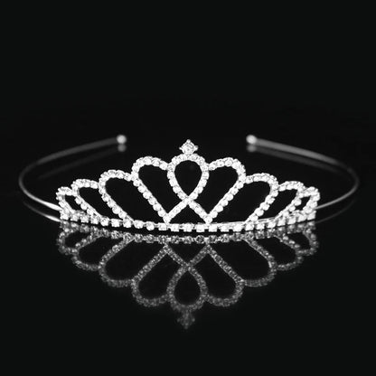 Elegant Crystal Princess Tiaras for Girls Wedding Party Hair Accessories