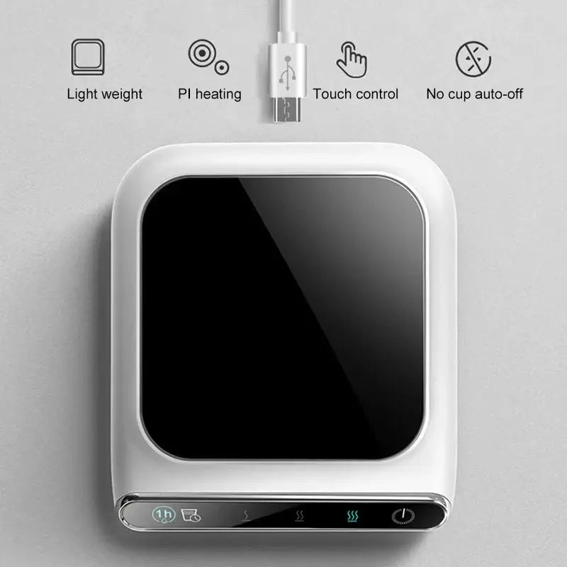 Mini Portable USB Cup Warmer Coffee Mug Heating Coaster