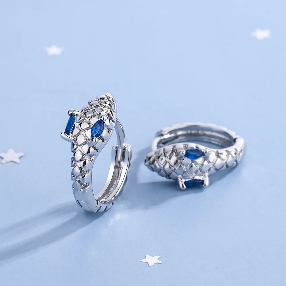 Elegant 925 Sterling Silver Zircon Stud Earrings for Women's Wedding and Engagement