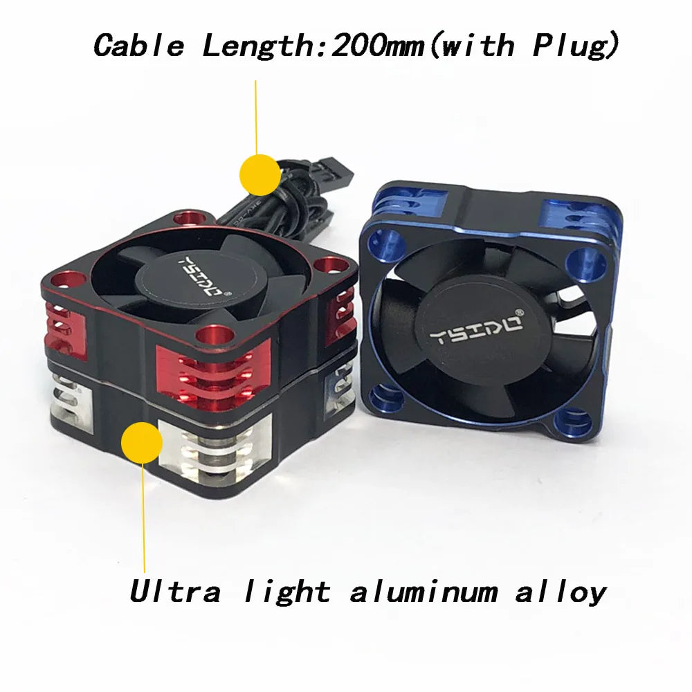 YSIDO WaterProof High Speed Cooling Fan for RC Cars