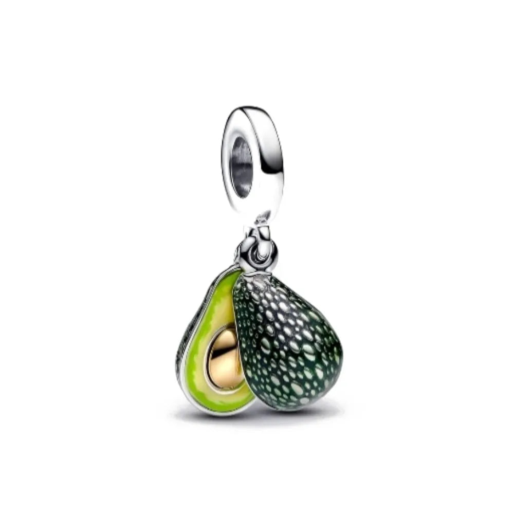 925 Silver Monkey Elephant Sun Moon Bead Pendant Charm