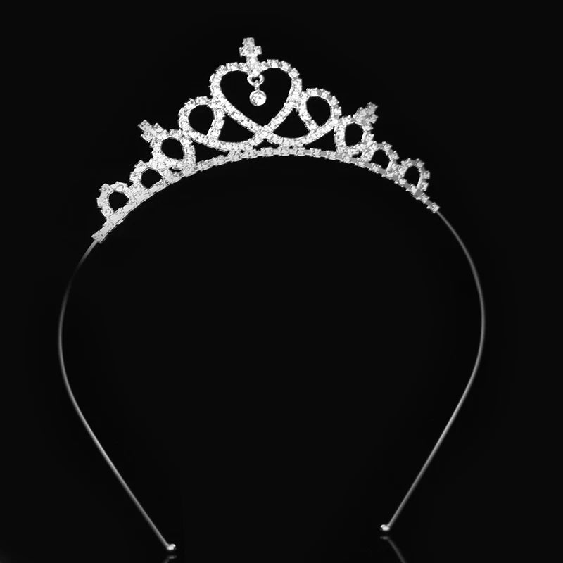 Elegant Crystal Princess Tiaras for Girls Wedding Party Hair Accessories