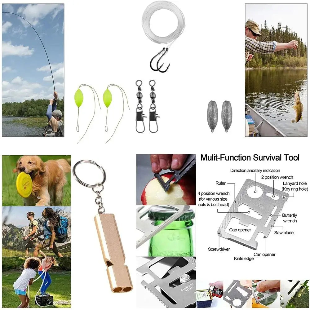 Professional Emergency Survival Kit Gear Tactical Adventure