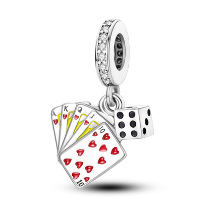 925 Sterling Silver Charm Bead Bracelet for Smartwatch and DIY Jewelry KTC669
