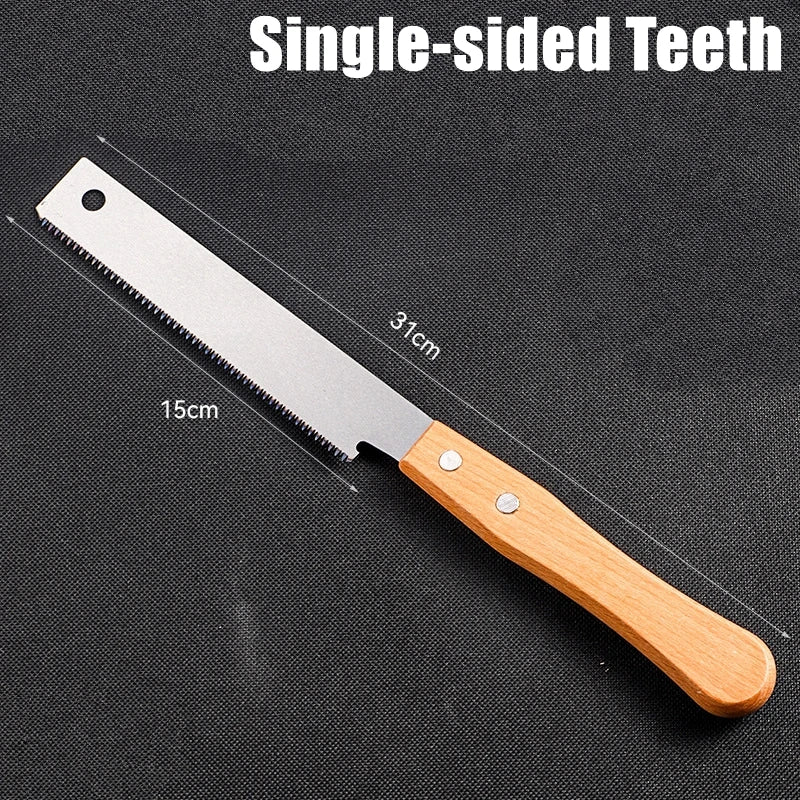 Hand Saw 6-inch Double-sided Saw Flexible Blade for Precision Woodworking