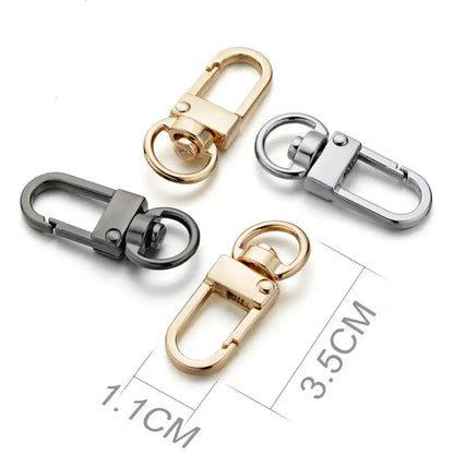 6 Pcs/Lot Keychain DIY Accessories Dog Collar Buckles Clip