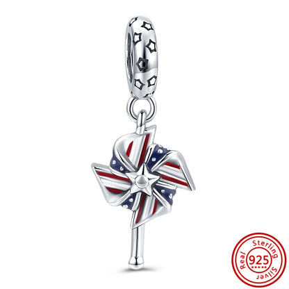 925 Silver Lucky Crown Butterfly Heart Family Tree Beads