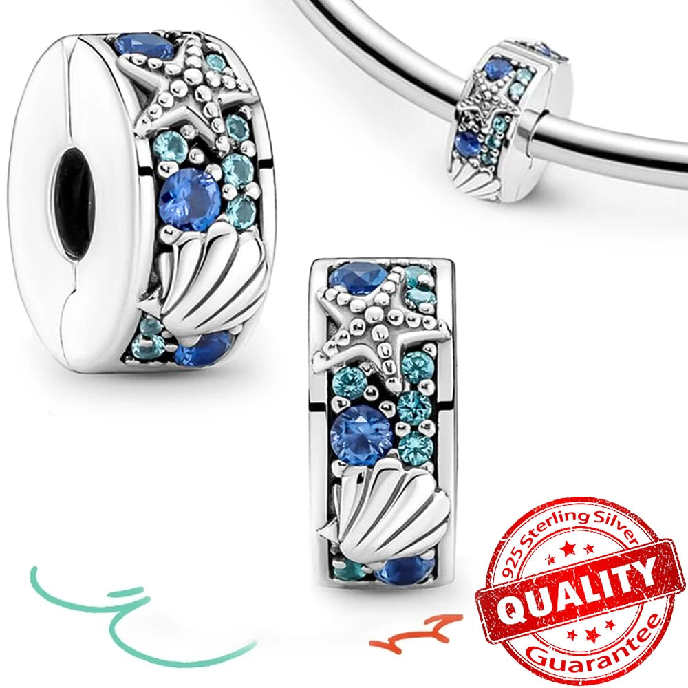 Sterling Silver Ocean-Themed Charm Pendant for Bracelets and Necklaces FCC131