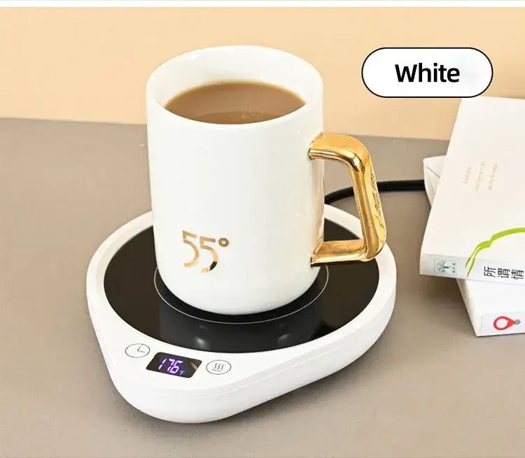 110V/220V Cup Heater Coffee Mug Warmer Electric Hot Plate white(no cup)