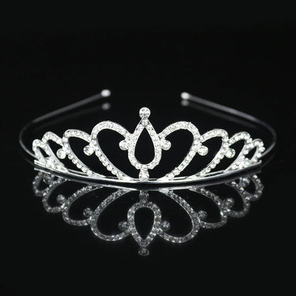 Elegant Crystal Princess Tiaras for Girls Wedding Party Hair Accessories
