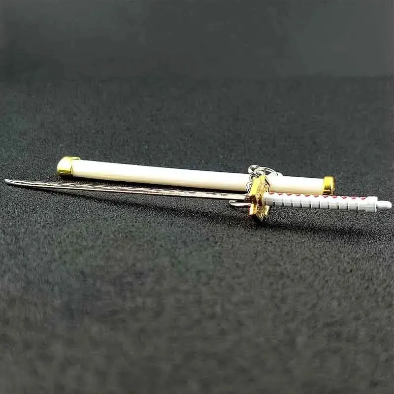 Mini Zoro Samurai Sword Keychain Top Rated Anime Accessory for Cosplay and Gifts