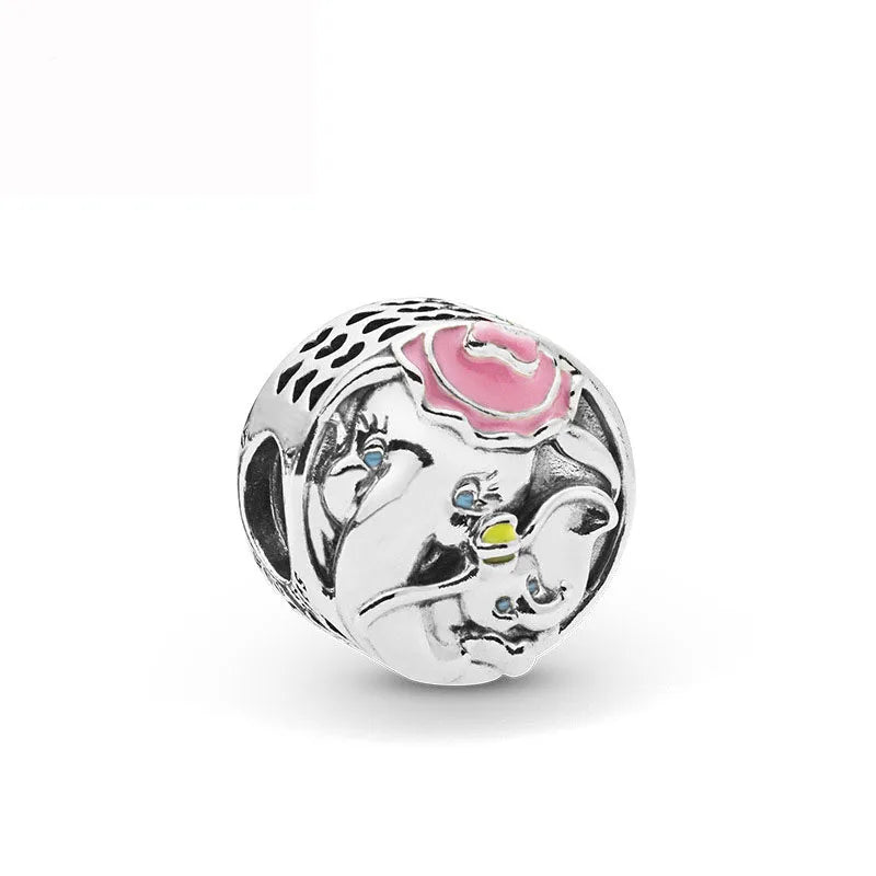 Exquisite 925 Silver Animal Bead Collection Featuring Fish Dog Duck and Pig Pendants for European DIY Bracelets