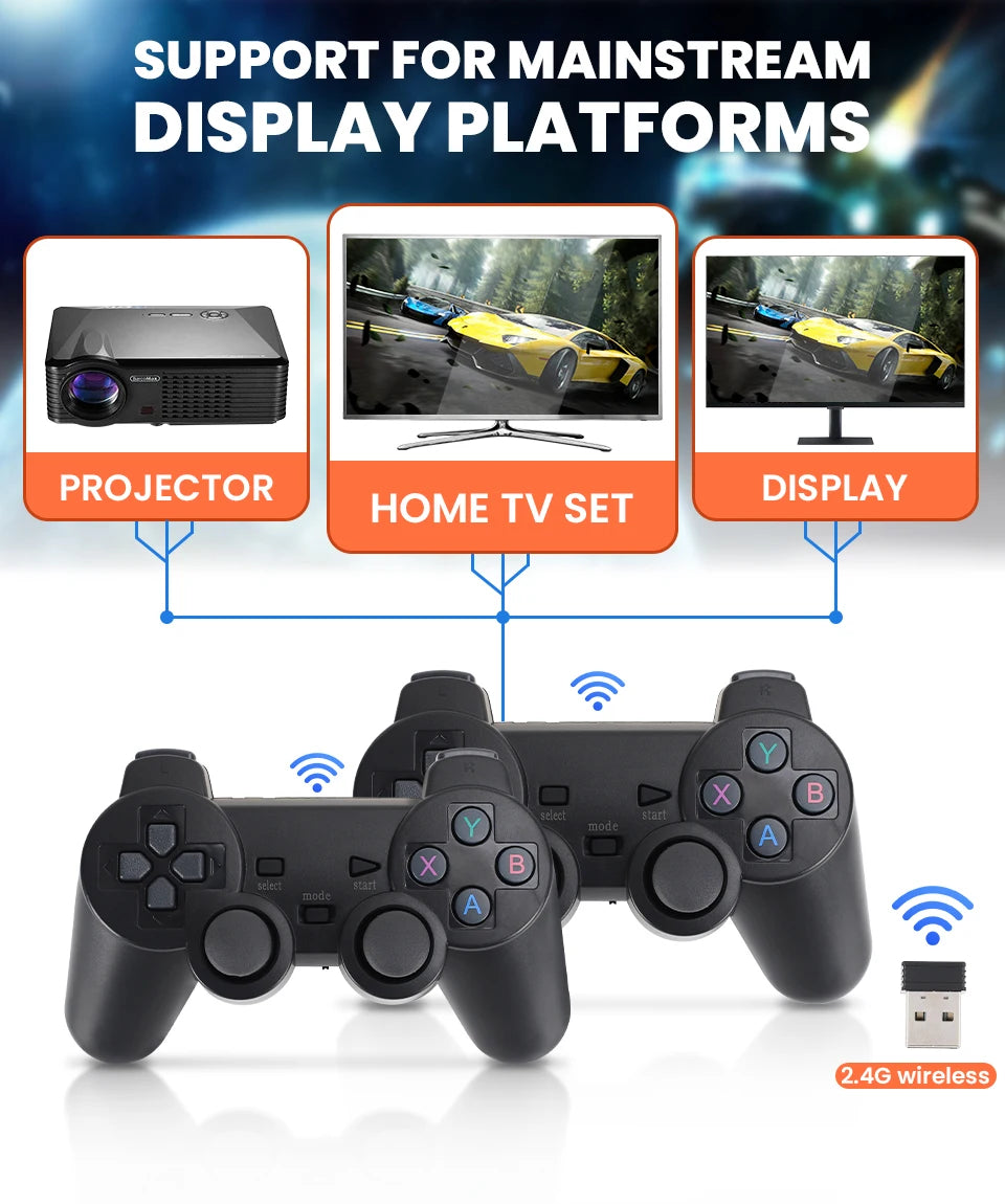 X2 Plus 256G 50000 Game GD10 Pro 4K Game player 3D HD Retro Video Game Console Wireless Controller TV 50 Emulator For Kids Gifts