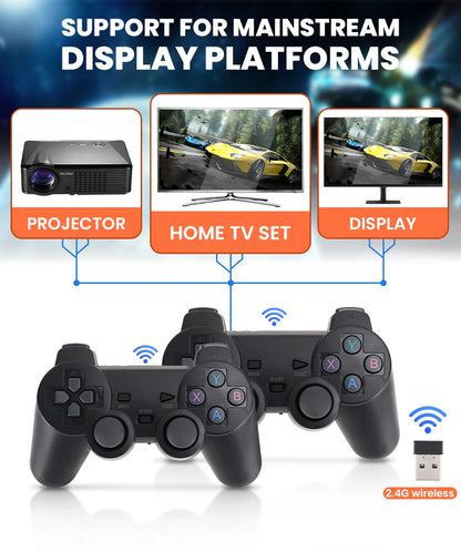 X2 Plus 256G 50000 Game GD10 Pro 4K Game Player 3D HD Retro Video Game Console Wireless Controller TV 50 Emulator For Kids Gifts