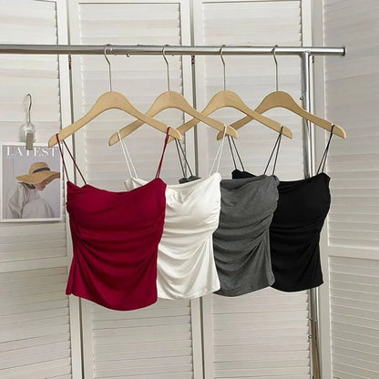 Women's Sleeveless Top Tank Underwear Fitted Camisole