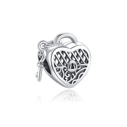 New European Pink Heart Family Tree Bead Charm for 925 Sterling Silver Bracelet Necklace Jewelry Accessories for Women