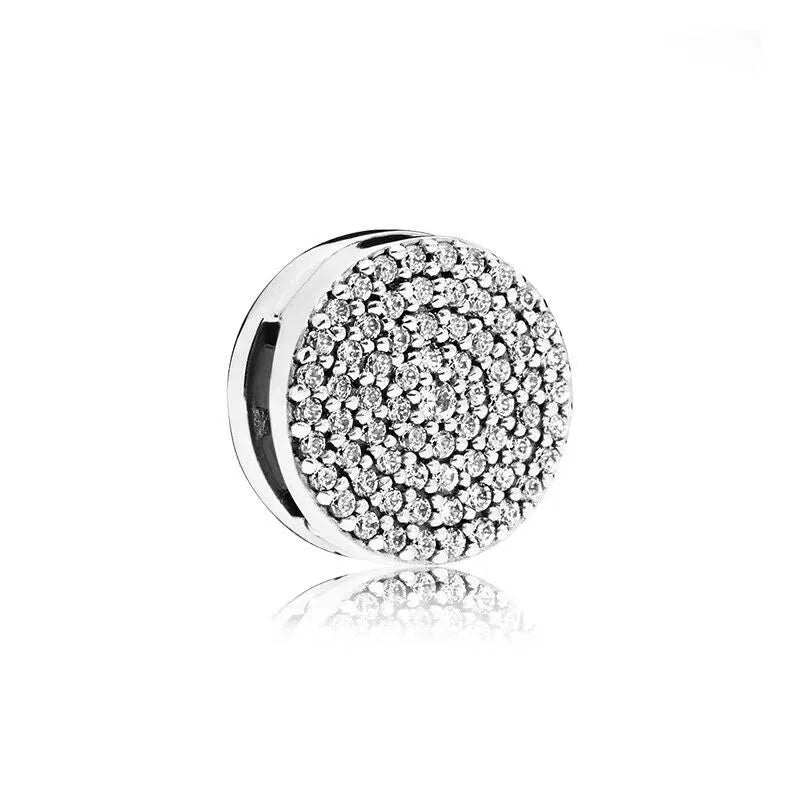 Reflection Charm Clip Sunflower Heart Star Clover DIY Bead for 925 Silver Bracelet Necklace Jewelry Accessories for Women