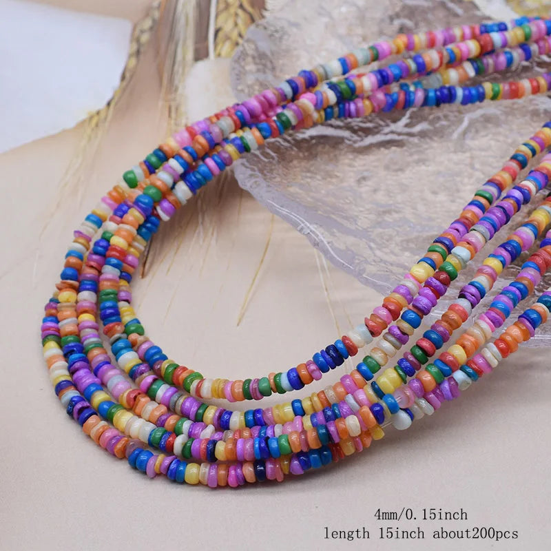 Natural Freshwater Mother of Pearl Shell Beads for DIY Jewelry Making