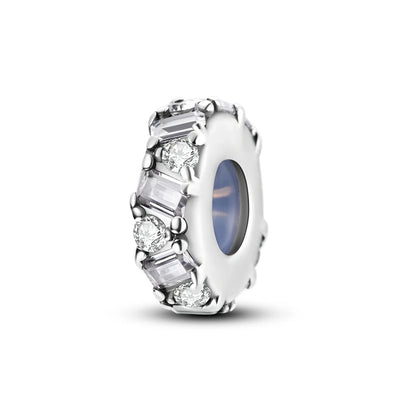 925 Sterling Silver Spacer Beads Charms for DIY Bracelets Jewelry Gifts for Women KTC693