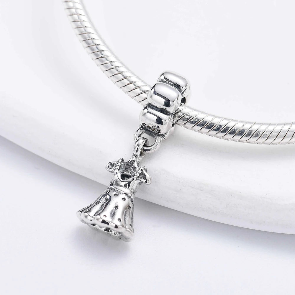 925 Sterling Silver Charm Bracelet Elegant Women's Jewelry Accessory for Every Occasion