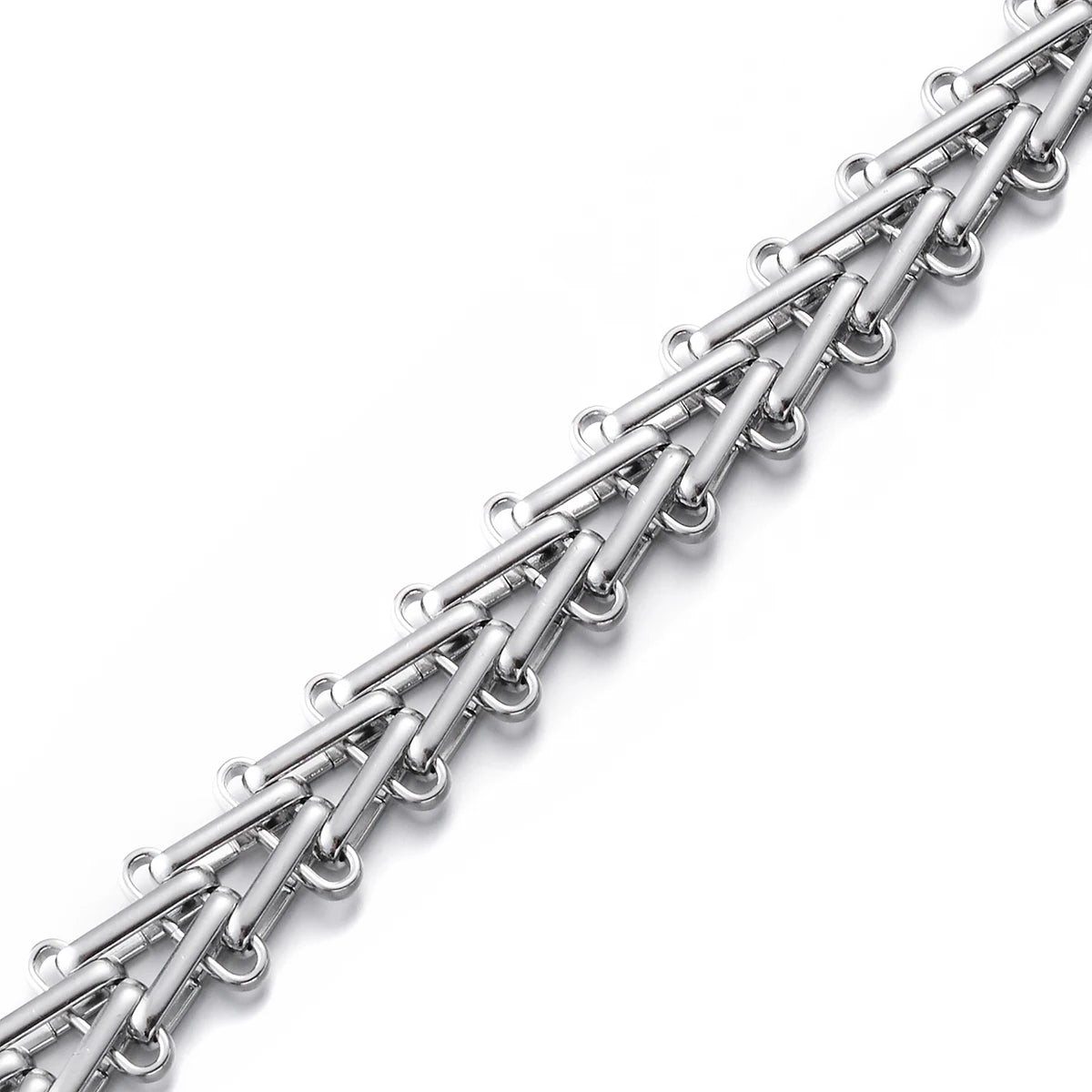 Huge Stainless Steel Handmade Link Chain Necklace and Bracelet for Men Hypoallergenic Fashion Jewelry