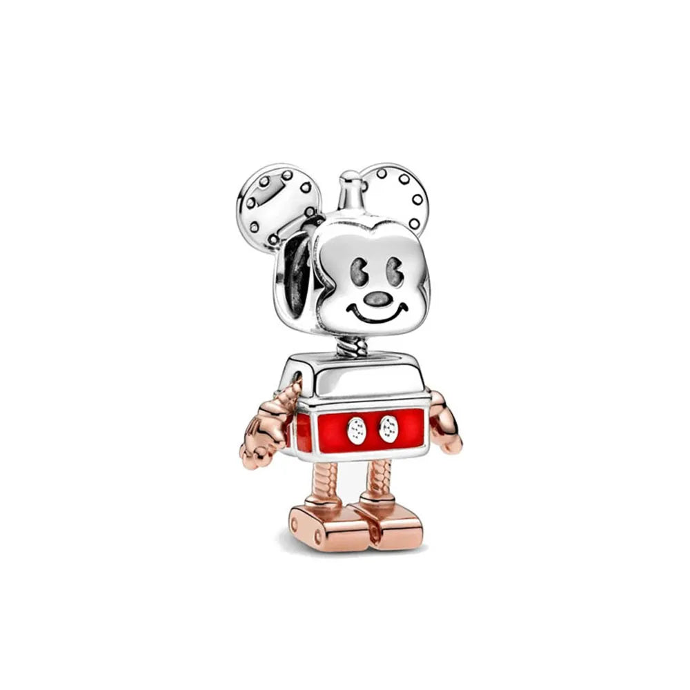 Exquisite 925 Silver Animal Bead Collection Featuring Fish Dog Duck and Pig Pendants for European DIY Bracelets