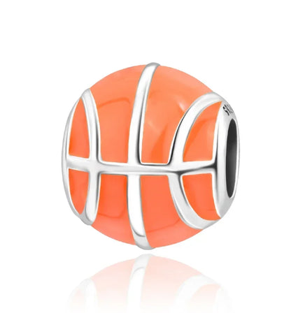 Original 925 Sterling Silver Sports Ball Charms Earrings Beads Pendants for Bracelet Necklace Jewelry Gift