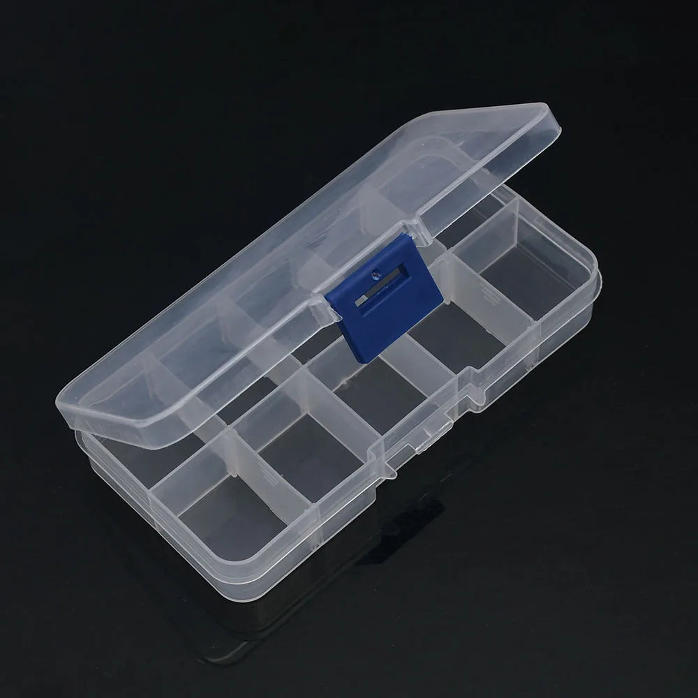 Ultimate Jewelry Organizer 6-32 Compartment Plastic Storage Box with Dividers for Beads and Crafts