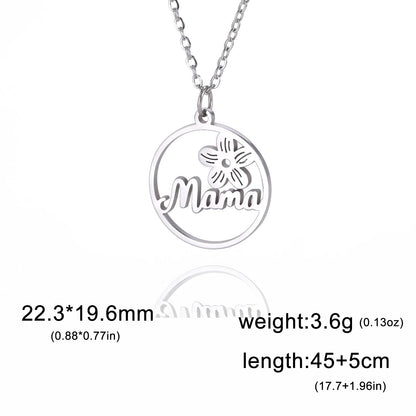 Cazador Sweet Love Heart Pendant Necklace for Women Stainless Steel Jewelry Mother's Day Gift 2025