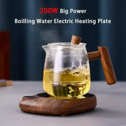 Electric Beverage Heating Plate 200W Smart Mug Warmer 5 Temps