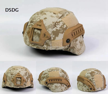 MICH2000 Helmet Cover Outdoor Sports Tactical Camouflage Gear DSDG
