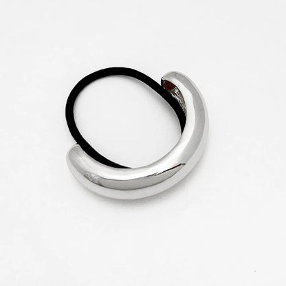 Trendy Geometric Double-Layer Metal Hair Bands for Women