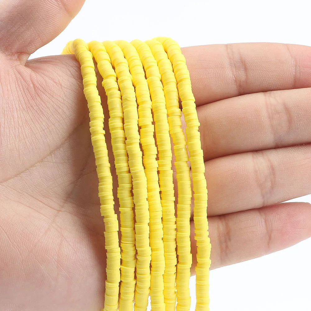 Vibrant 320-Piece Polymer Clay Beads Set for DIY Jewelry Crafting