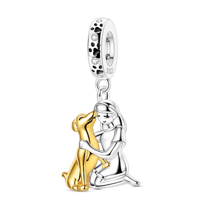 925 Sterling Silver Pumpkin Charm With Zircon Inlay