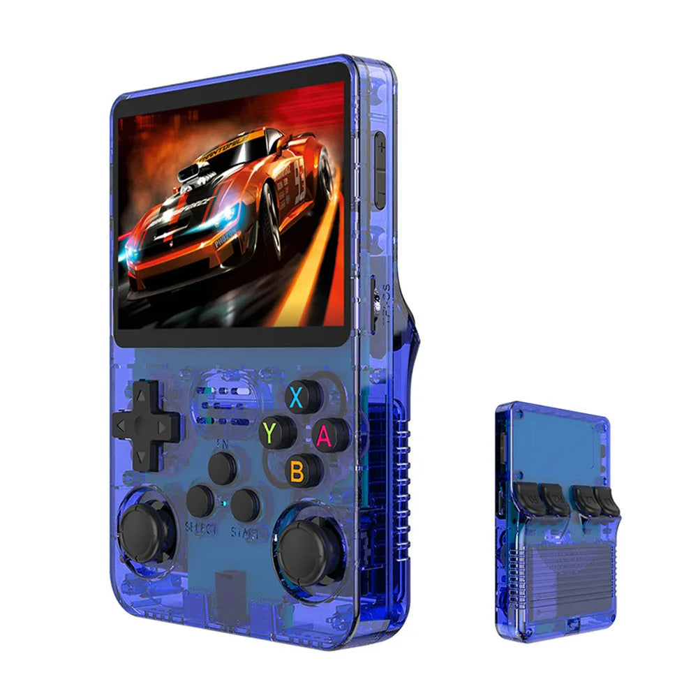 R36S Retro Game Console Portable Handheld with 3.5 Inch Display 128GB Memory Linux Open Source System and 15000 Games