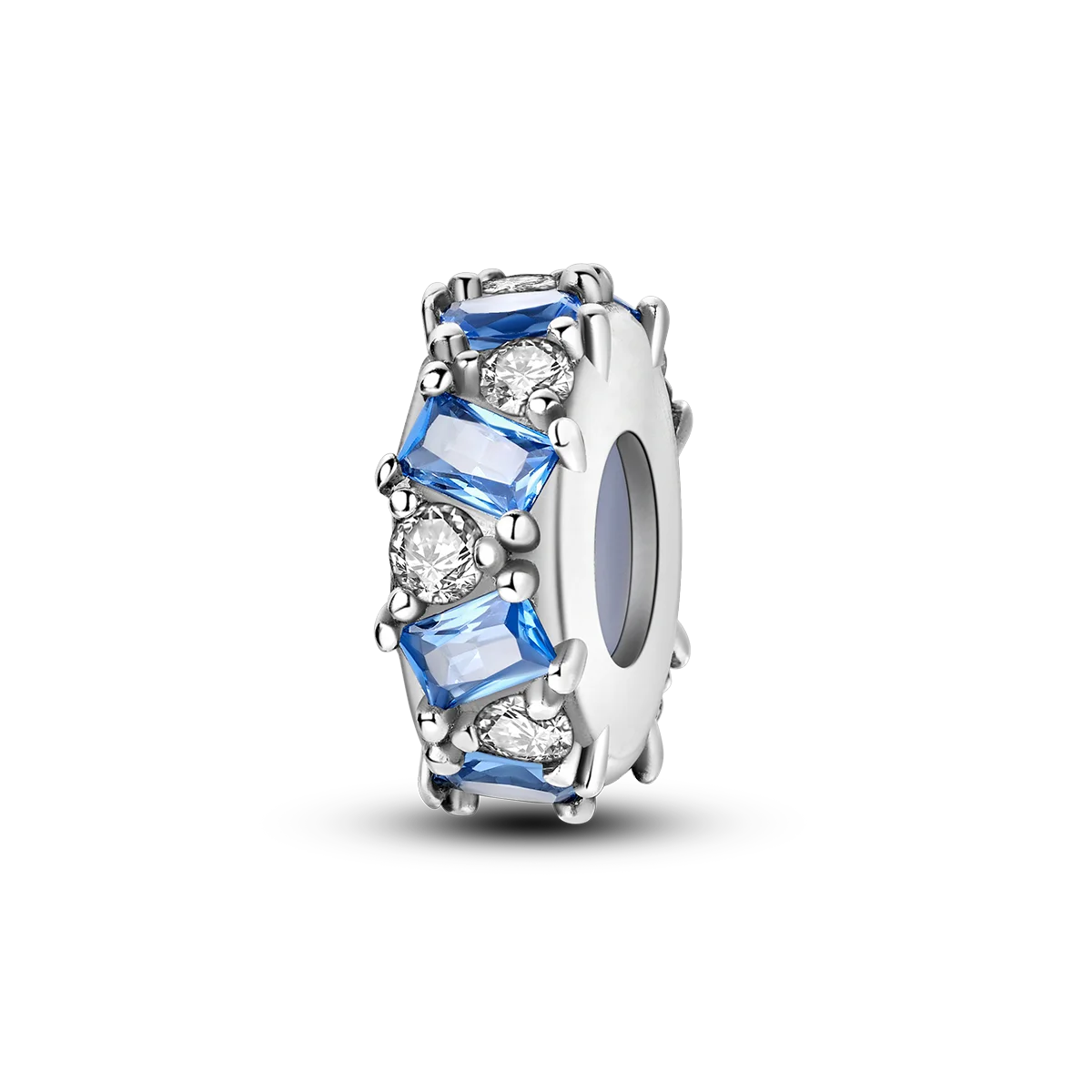 CharmBeads 925 Silver Blue Series DIY Bracelet Charms Top Rated Fashion Pendants KTC1145