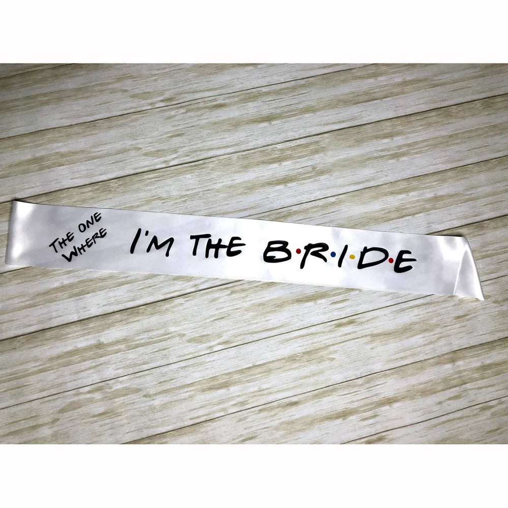 Elegant Bride To Be Bachelorette Party Sash For Wedding Bridal Shower