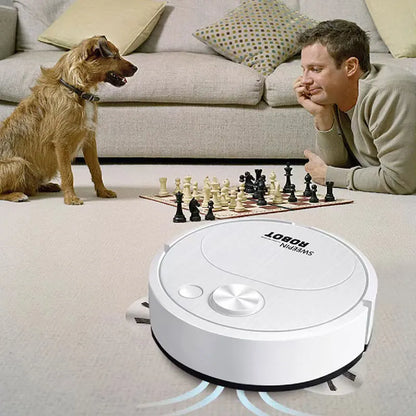 2024 Smart USB Robot Vacuum and Mop 3-in-1 Wireless Cleaner with 1500Pa Suction