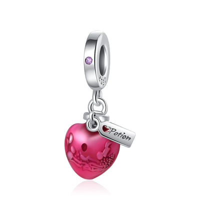 925 Sterling Silver Love Arrow Double Ring Charm for Wedding Anniversary Jewelry B1105diao