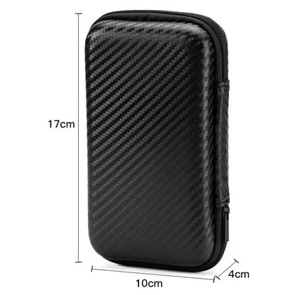 Portable EVA Phone Charger Zipper Bag Storage Case Pouch 17 x 10 x 4