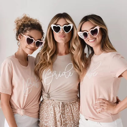 Heart Shaped Sunglasses for Bachelorette Party Bridal Shower Gifts and Decorations Fun Bridesmaid Accessories