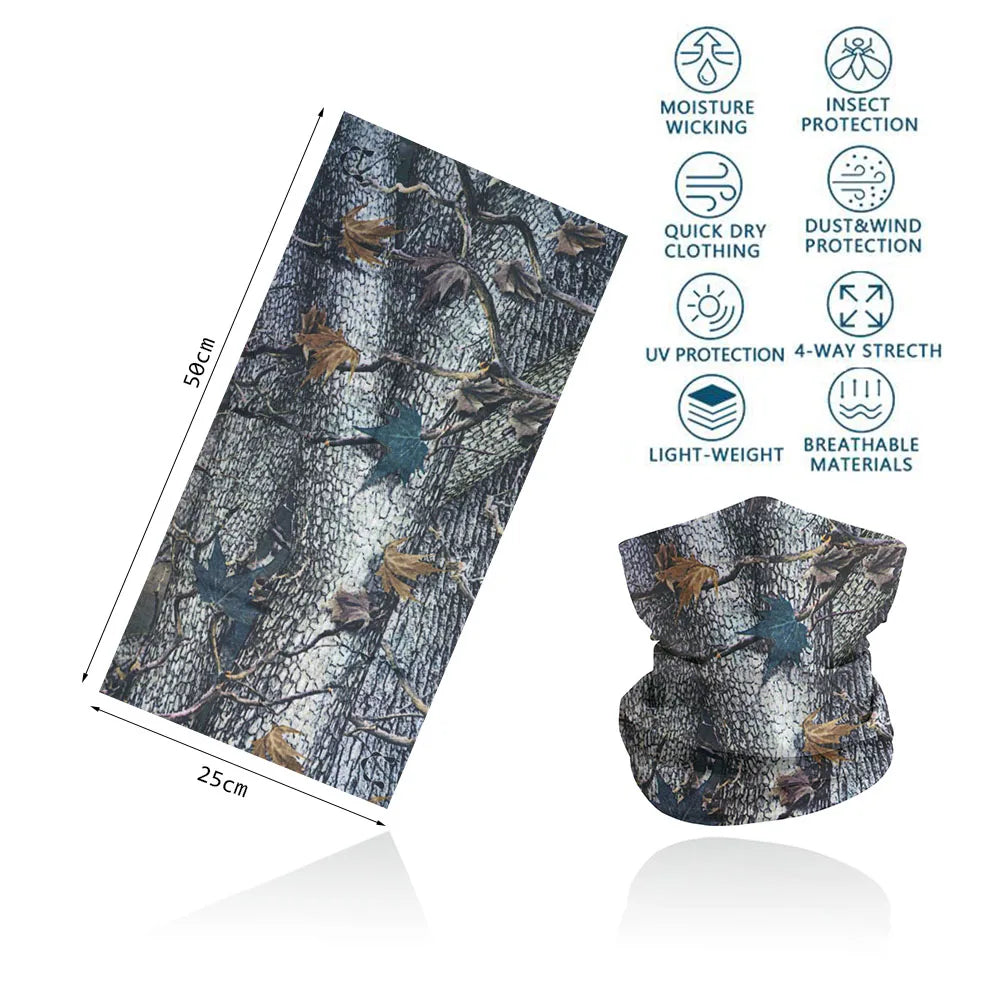 Camo Hunting Tactical Magic Bandana Camouflage Neck Gaiter CM163 25X50cm CHINA