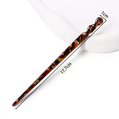 Vintage Chinese Style Acetate Resin Hair Sticks for Women Weddings
