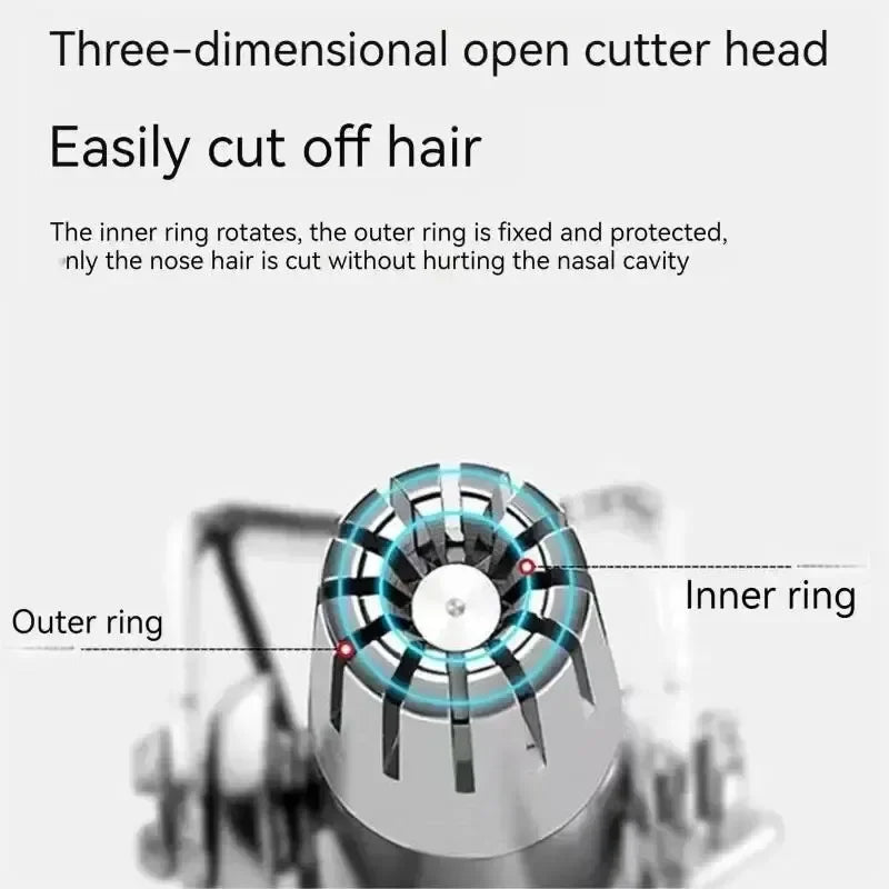 Nose Hair Trimming Men's Portable Electric Shaver Low Noise