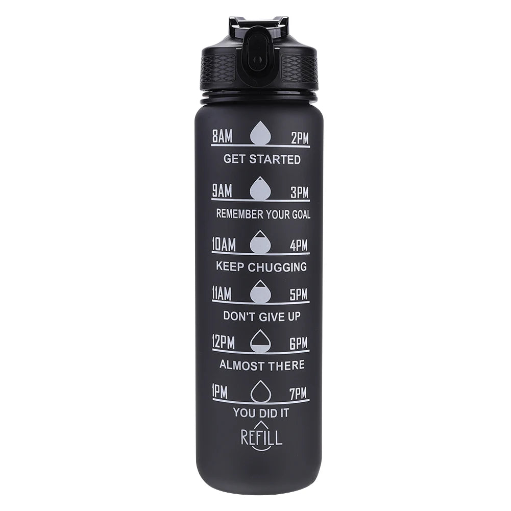 1L Silicone Leakproof Sport Water Bottle For Travel