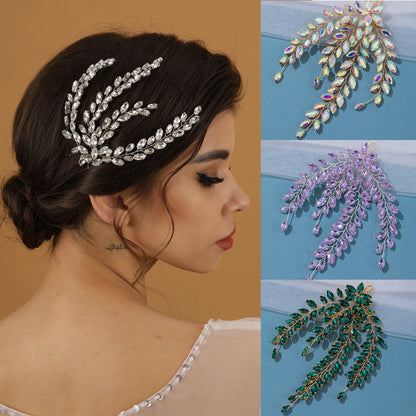 Luxury Crystal Bridal Tiara Headpiece for Women and Girls