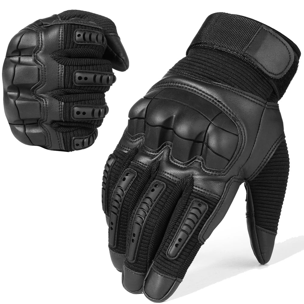 Tactical Gloves TouchScreen Outdoor Sports Gear for Men A16 Black 1
